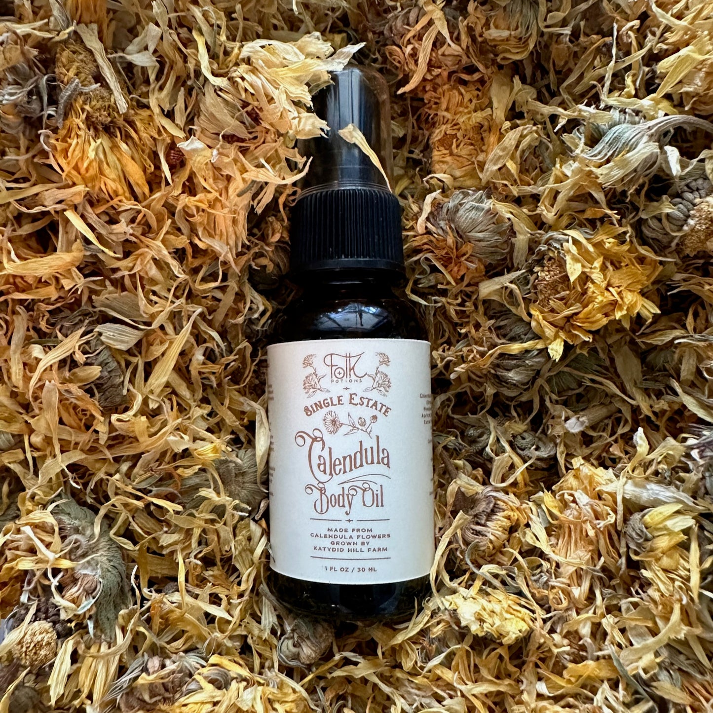 Single Estate Calendula Body Oil