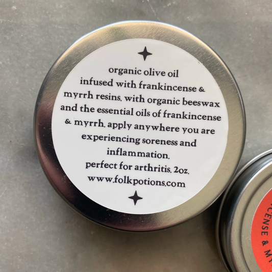 Frankincense & Myrrh Salve