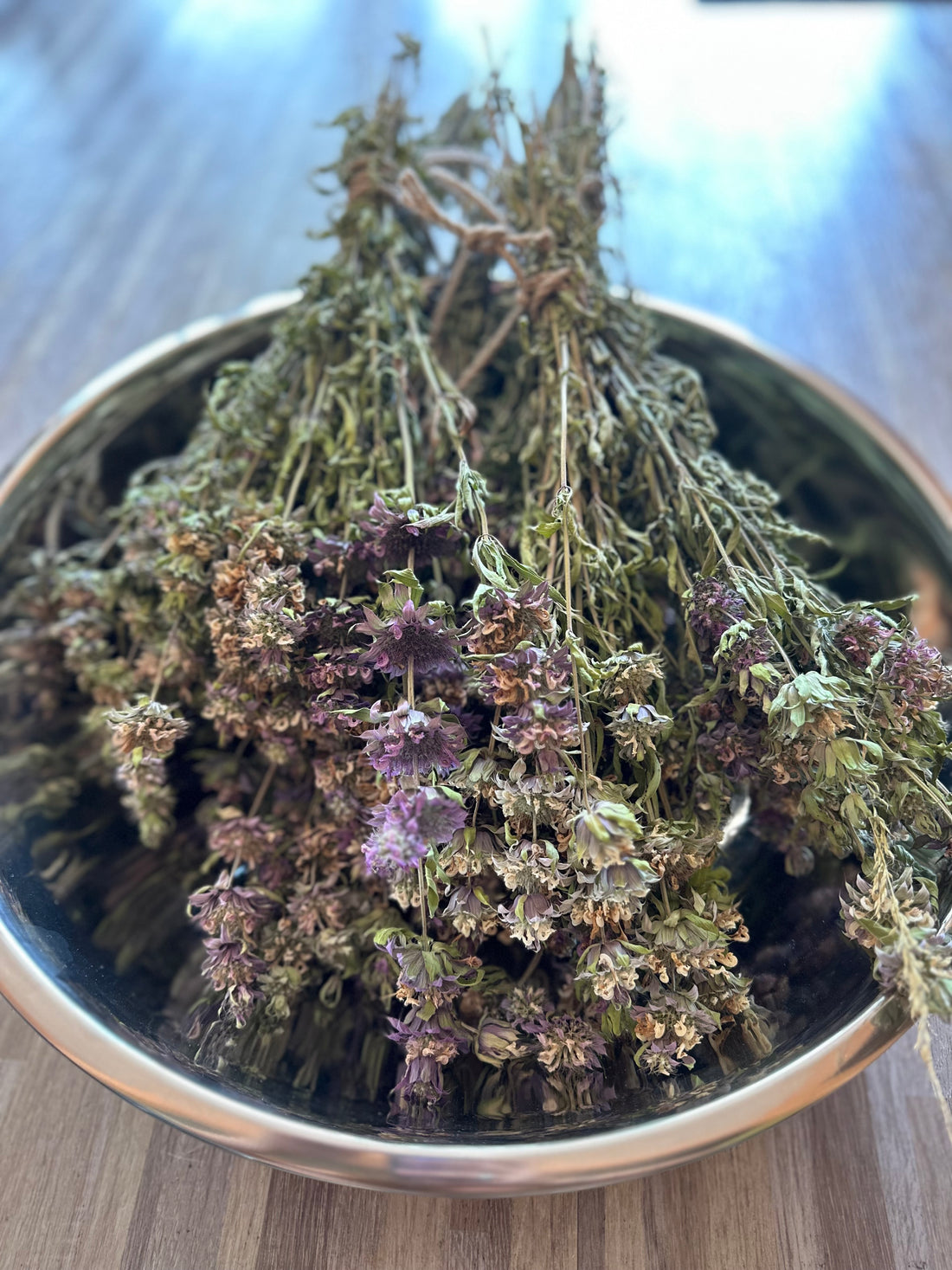 dried herbs in a bowl