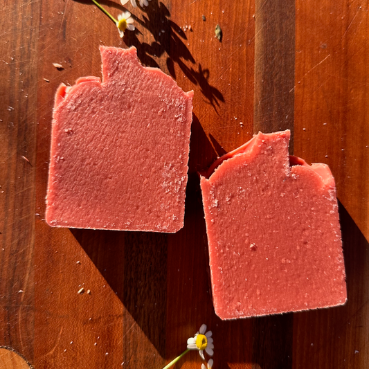 Patchouli + Mint with Rose Clay Soap