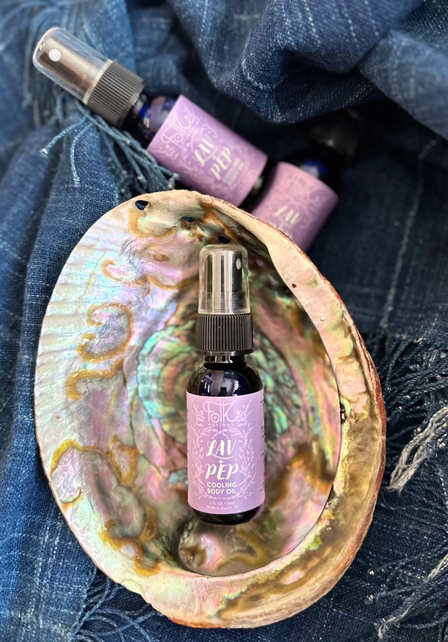 Lavender + Peppermint Body Oil | Free Gift