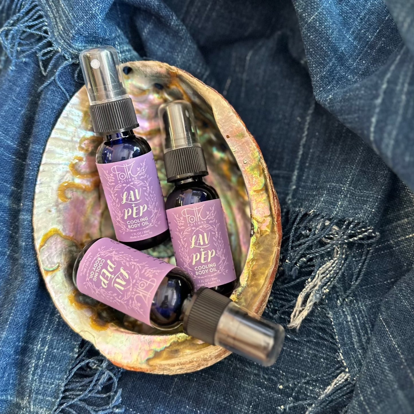 Lavender + Peppermint Body Oil